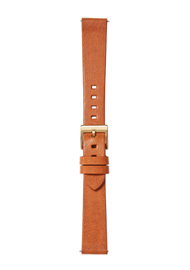 16mm Veg Tanned Leather Band - Marron clair View 2
