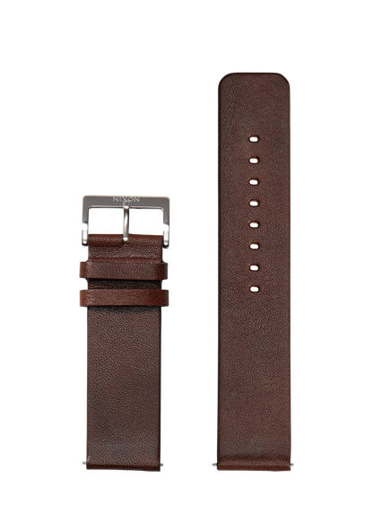 23mm Veg Tanned Leather Band - Marron View 1