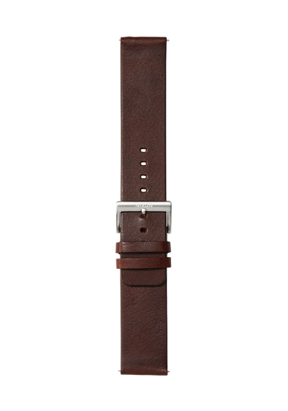 23mm Veg Tanned Leather Band - Marron View 2