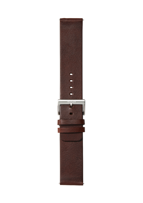 23mm Veg Tanned Leather Band - Marron