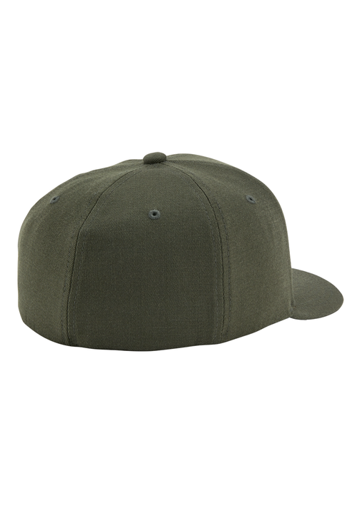 Deep Down Flexfit Athletic Fit Hat - Vert olive / noir