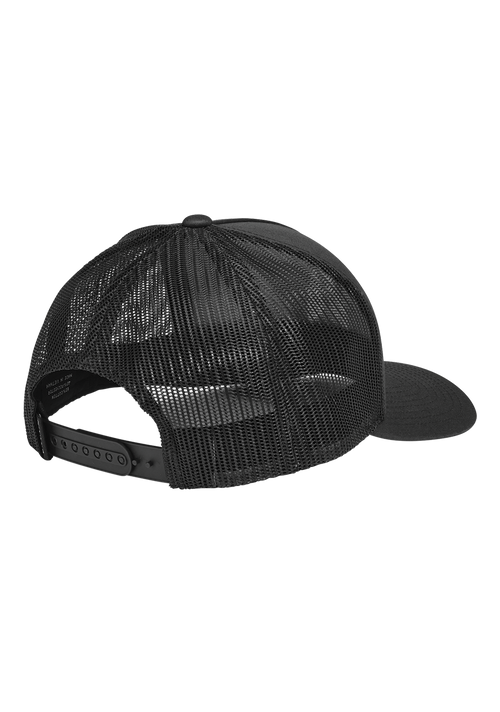 Iconed Trucker Hat - Black / White