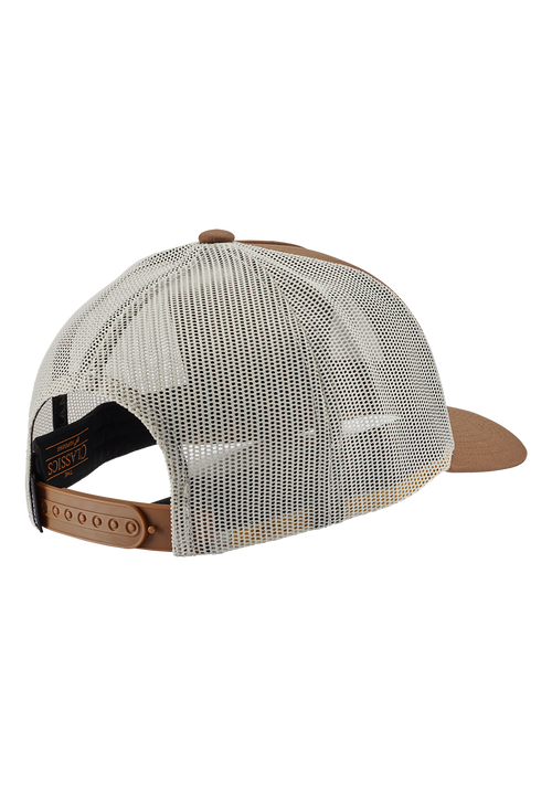 Iconed Trucker Hat - Brown / Off White