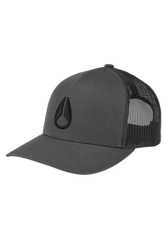 Iconed Trucker Hat - Anthracite / noir