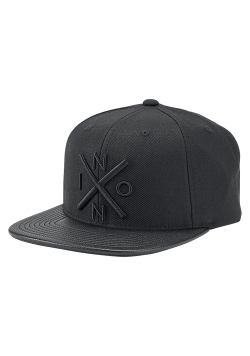 Casquette Snapback Exchange - Noir uni / noir