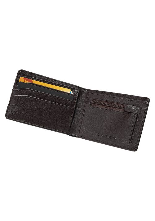 Heros bi-fold wallet - Marron