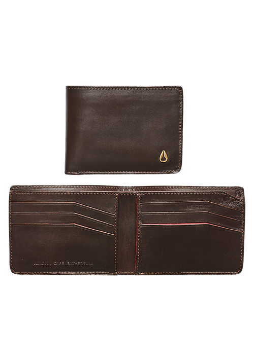 Cape Leather Slim Wallet - Brown