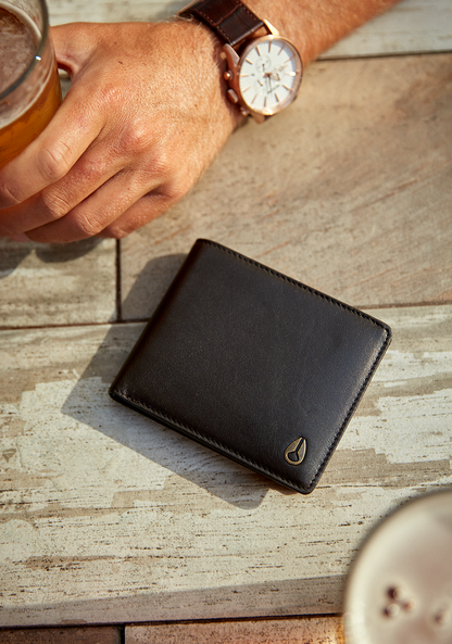 Pass Leather Wallet - Brown View 3