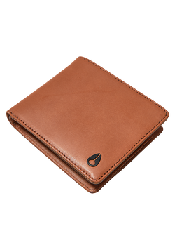 Pass Leather Coin Wallet - Saddle