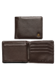 Pass Vegan Leather Coin Wallet - Brown