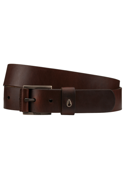 Ceinture Cuir Americana - Marron foncé View 1