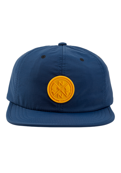 Flight Strapback Hat - Midnight Blue / Dark Yellow View 3