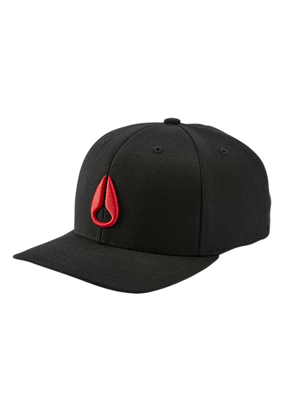 Deep Down Snapback - Noir / rouge View 1