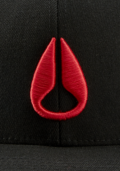 Deep Down Snapback - Noir / rouge View 4