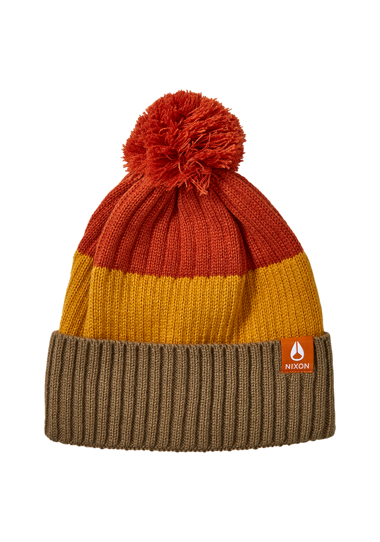 Schrader Pom Beanie - Vintage Orange Multi