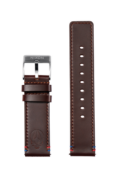 Grateful Dead 23mm Leather Band - Brown