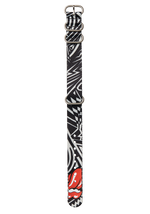Rolling Stones 20mm Recycled One Piece Band - Noir / gris