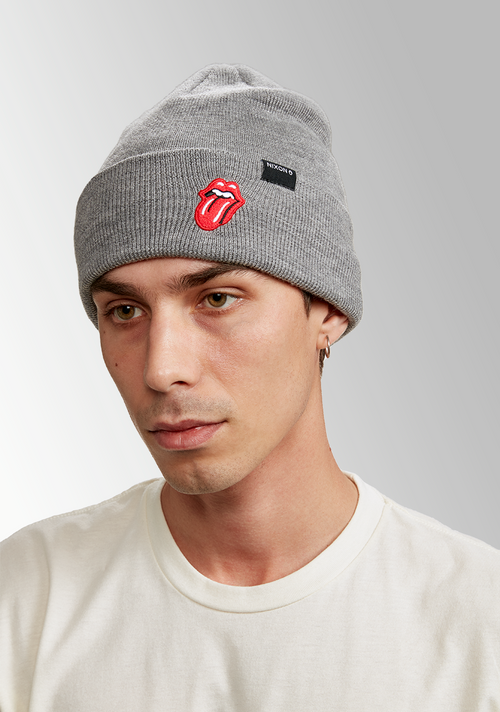 Rolling Stones Beanie - Gris moucheté