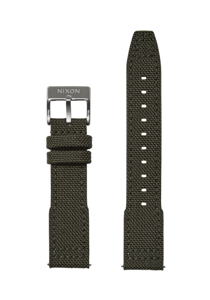 20mm Cordura Canvas Band - Forest Green View 1