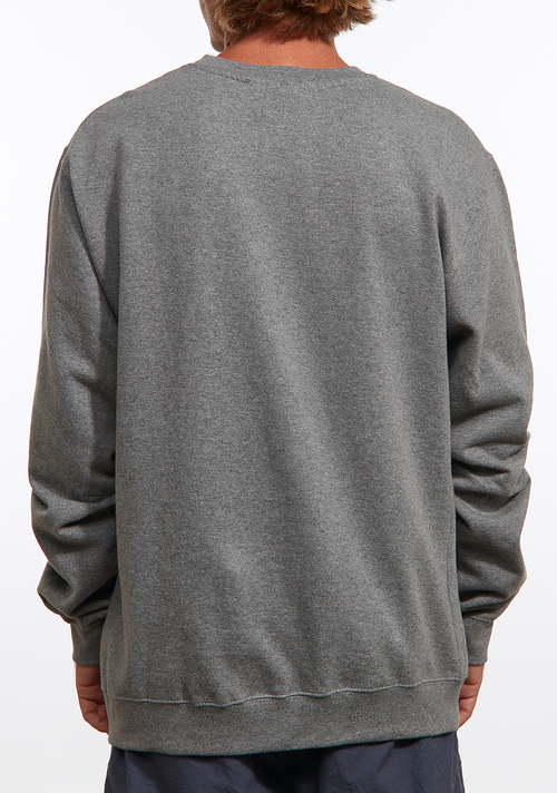 Wordmark Crew Sweatshirt - Dark Heather Gray