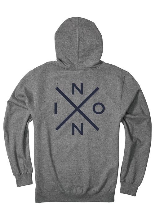 Spot Hoodie - Heather Gray / Navy