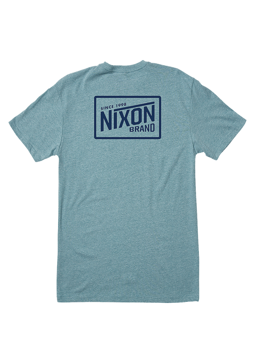 T-Shirt National - Bleu pacifique moucheté